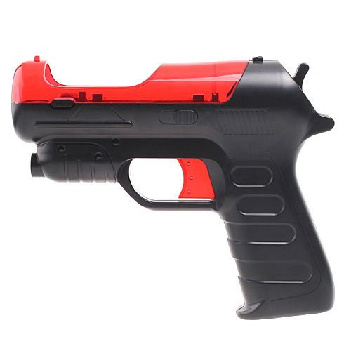 Pistola de armas de jogo de tiro para PS3 MOVEL BLACK BLACK BLACK
