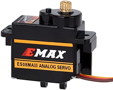 Lesão Emax Es08Maii 12G servo analógico para AX24 SCX24 Bronco Gladiador C10 JLU Deadbolt B17 Axial Atualização Axial Peças RC Carco de carro Modelo