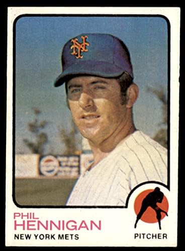 1973 Topps 107 Phil Hennigan New York Mets NM Mets