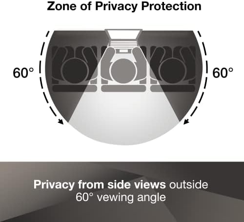 Filtro de privacidade emoldurado de 3m para monitor widescreen de 20