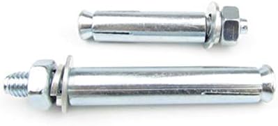 Parafuso 10pcs m10 parafusos de aço inoxidável parafusos de parafuso galvanizado grossa parafusos de parafuso 70 mm ~ 120mm Comprimento - Comprimento -