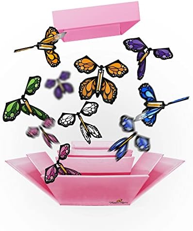Flutterflyers FlutterBox I DIY Explosion Butterfly Box Box Kit * Preparação necessária DIY Pink Flutterbox +5