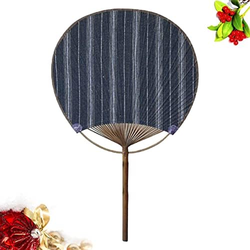 Soimiss 1pc com japonês retro bambu borla de pano redonda Decoração azul manuse