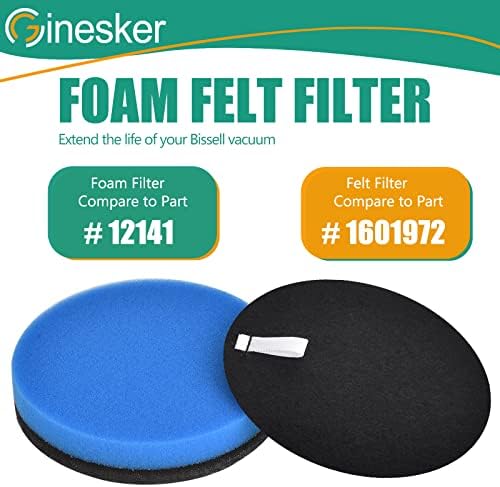 3 Define o filtro de substituição compatível com o vácuo de animais de estimação Bissell Cleanview 2252 2254 2256 2258 2486 Powergroom