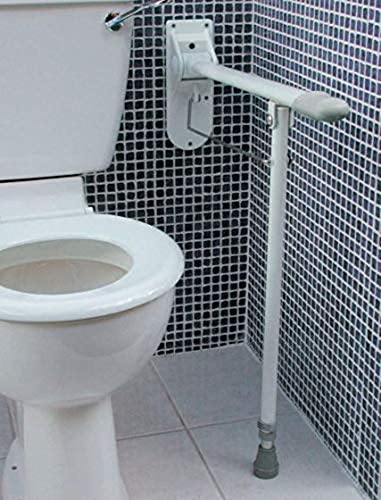 Homecraft suspenso trilho, ajuda ao banheiro para usuários idosos, deficientes e deficientes, barra de banheiro ergonômica para
