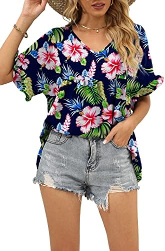 Wiholl feminino tops casual v pescoff boble manga t camisetas babydoll slow fit peplum tops