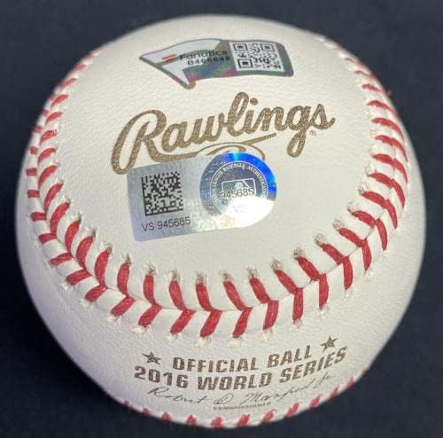 BEN ZOBRIST WS MVP Assinado o logotipo da World Series Baseball MLB Holo Fanatics - Bolalls autografados