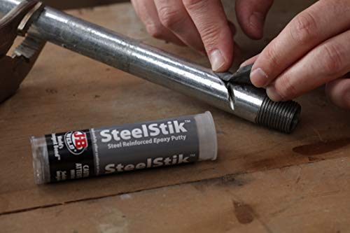 J -B Weld 8267ec Steelstik Aço reforçado Epóxi Putty Stick - 2 oz.