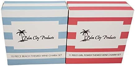 Palm City Products Beautiful pacote de praia e feminino com teto temático de energia - conjunto de presentes de 21 peças