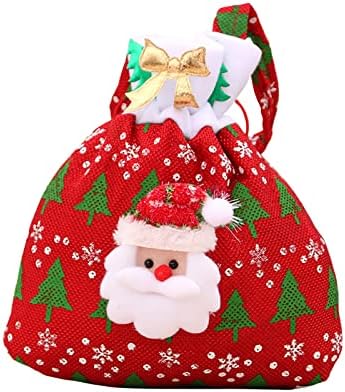 Bolsas de bonecas de Natal sacolas bolsas de doce festivo Bolsas de tração Presentes do Papai Noel Sacos de contêiner para