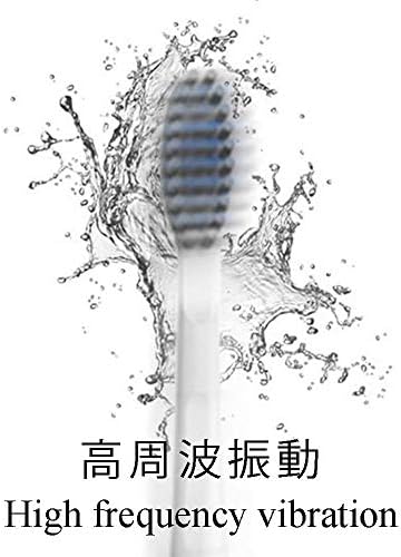 Palada de dentes elétrica Feezc, escova de dentes sonoros 4 modos limpeza de clareamento