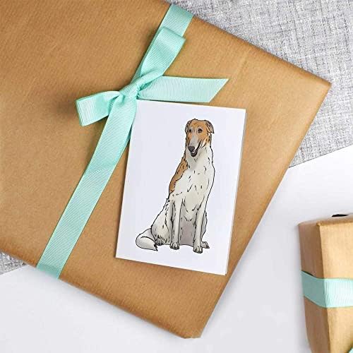 4 x 'Borzoi' Tags / etiquetas de presente