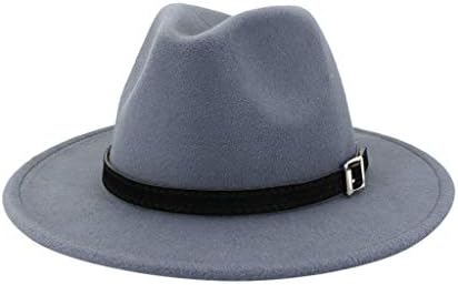 Chapéus de inverno, chapéu de chapéu do Panamá vintage retro feltro chapéu de fedora para mulheres ,, largura lã de lã Fedora