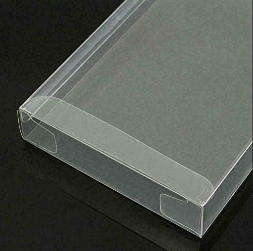 Caixa de capa de protetor de cartucho de plástico do TeaFirst 25pcs para Nintendo SNES/Super NES