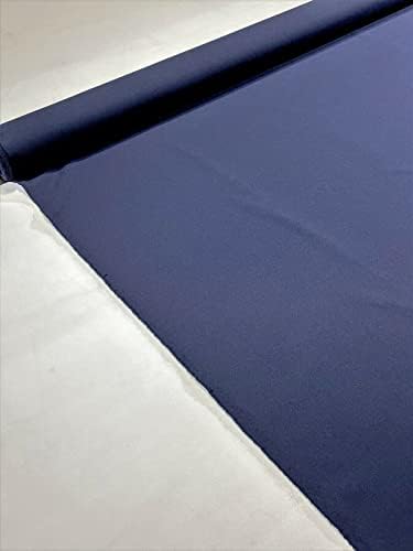 Usa Fabric Store Blue azul marinho de 4 vias Hortigo performance Poly lycra 63 polegadas de largura