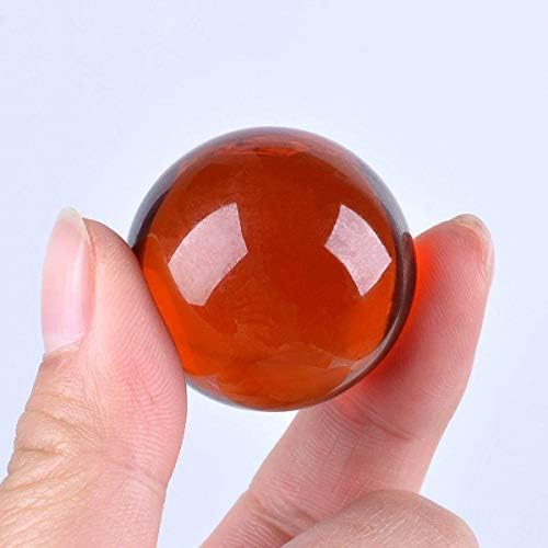 Longwin 1,2 polegada PhtotGraphy Crystal Healing Ball Amber