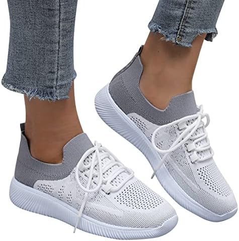 Ladies Moda Mesh Sapatos respiráveis ​​Sapatos leves de colorido de leopardo branco tênis de top high top for women