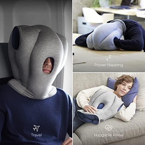 Original Ostrichpillow - travesseiro de viagem para suporte da cabeça | Travesseiro de pescoço para viagem, travesseiro