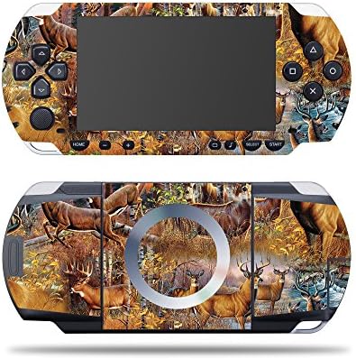 MightySkins Skin Compatível com Sony PSP - Padrão de Deer | Tampa protetora, durável e exclusiva do encomendamento de vinil | Fácil