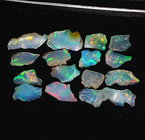 500cts. Play de incêndio Opal Rough Gemstone | Pedra Opala Natural | Pedra -preciosa de cristal cru | Pedra preciosa etíope para jóias