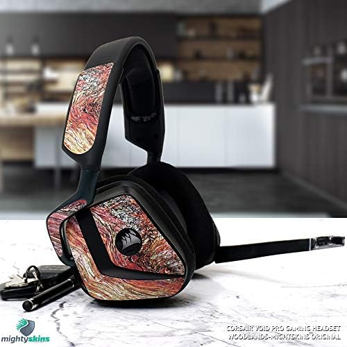 MightySkins Skin Compatível com o fone de ouvido Corsair Void Pro Gaming - Fibra de Carbono Lime | Tampa protetora, durável