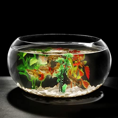 Árvores de plástico de quintal 2pcs Aquarium árvore plantas artificiais decoração Resina Ornamentos de peixes Acessórios para