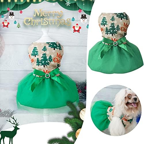 Roupas de estimação para cães pequenos garotas vestidos de natal roupas de estimação férias de Natal férias de Natal cão de