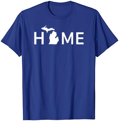 Michigan Home Love T-shirt de esboço do estado dos EUA