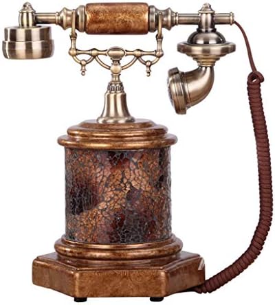 SXRDZ Antique Decorativo Telefone, Telefone Linha Linha Casa Office Criativo Fixo Fixado Europeu Antique Retro Resina