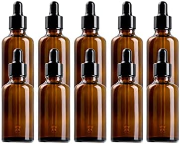 N/A Garrafa de vidro Drop Bottle Bulk Reagent Pipete Bottle com conta -gotas para aromaterapia com óleo essencial