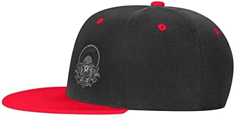 ZXLQ Cthulhu Mythos Punk Hip Hop Baseball, chapéu de snapback ajustável para chapas de garotos e garotas