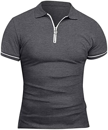 Camisa de golfe masculina, lapid de lapela masculina malha