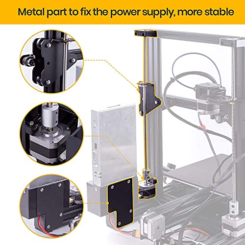 ATHORBOT ENDER 3 Kit de atualização de eixo Z duplo Accessiorres contém motor de passo para parafuso de chumbo para Creality Ender