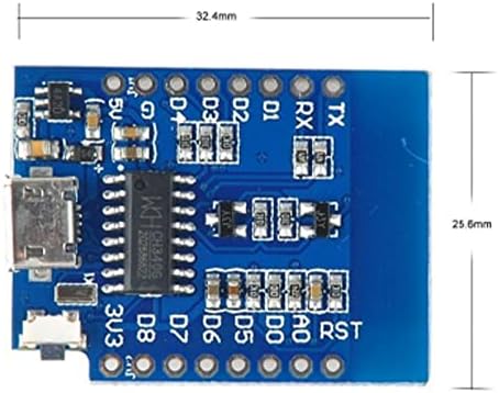 Esp8266 Módulo ESP-12F/E WiFi, para Arduino IDE Micropython, pacote de 3