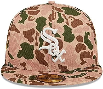 New Era Chicago White Sox 59fifty 2005 World Series Patch Side Duck Camo Retro Cap, chapéu