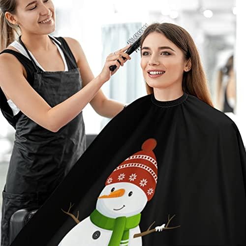 Xmas Snowman Barber Cape Profissional Cheai Corte de Avental Cabero Cape Barber Acessórios para homens