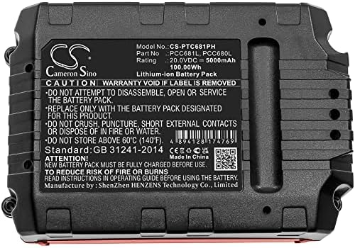 Battery Replacement for PCC620B PCCK612L2 PCCK616L4 PCCK617L6 PCCK600LBR PCC660B PCC620LB PCC680L PCC601LA PCC600 PCCK602L2R