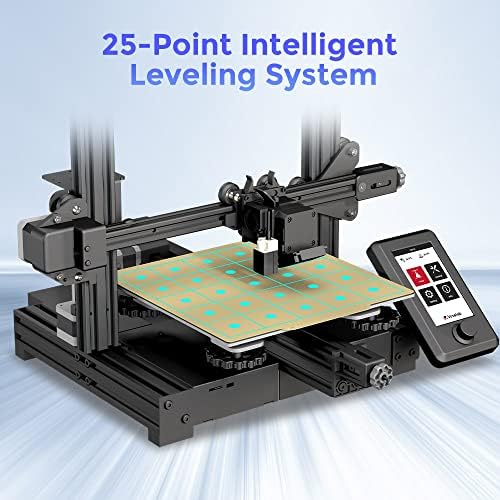 Voxelab 3D Impressora Aquila S3, impressão de alta velocidade de 200 mm/s com nivelamento inteligente de 25 pontos, extrusora