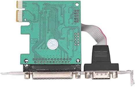 Macimo 2x RS232-232 Porta serial e porta paralela da impressora DB25 para conversor de adaptador de placa PCI-E PCI