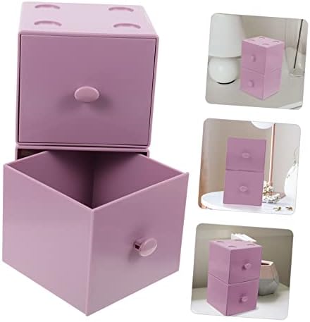 Zerodeko 8 PCs Compact Cube Jóias gaveta de jóias Case Organizadores de arte Banheiro para cômoda de mesa Home Casa grande artesanato