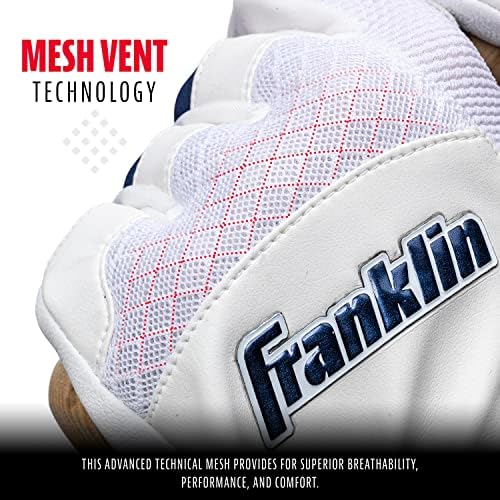 Franklin Sports MLB Shok-Sorb x luvas de rebatidas de beisebol