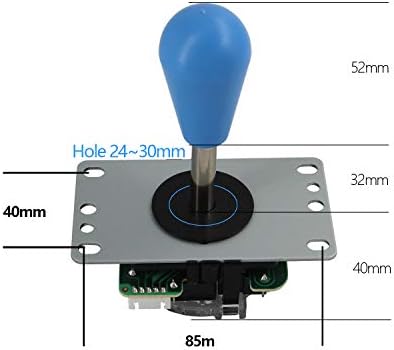 SJ@JX Arcade Game Controller USB Encoder gamepad Microswitch Button 8way Joystick para Nintendo Switch PC PS3 Retropie Raspberry Pi