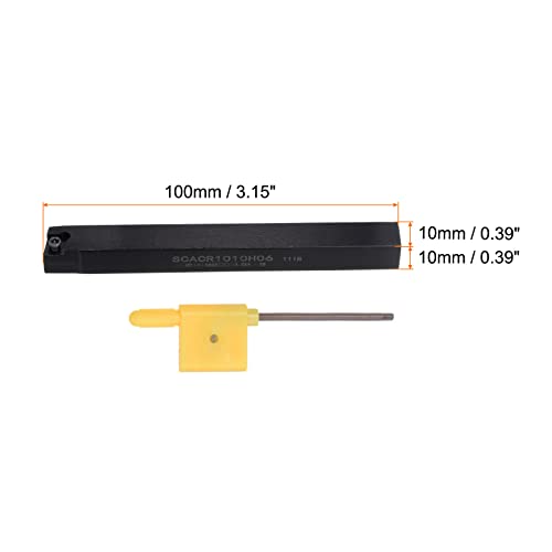 Uxcell Indexable CNC Turning Turning Tool Solder, 90 ° SCACR101