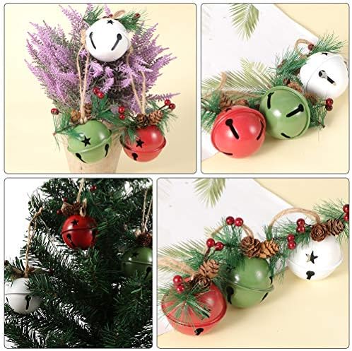 ABAODAM 2PCS Acessórios de jóias de árvore de Natal Moda Decorações de campainha usadas para celebrar o Natal