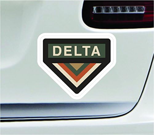 Militar Delta Text Triângulo Armas do Exército Símbolo do Armamento Amor America Estados Unidos adesivos coloridos Decalque estadual