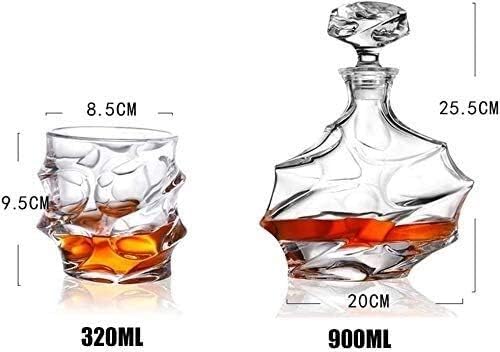 Liquor-Decanters Whisky Decanter de decanter com decantador de vinho Decanter Conjunto