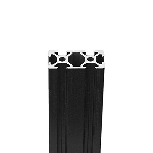 KDAFA 300mm Comprimento preto de 2040 perfis de alumínio T-slot T-slot quadro de extrusão para CNC
