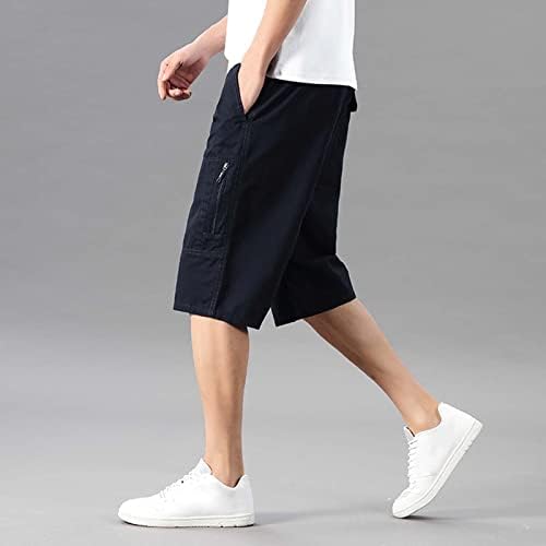 Youngc Lounge Shorts para homens moda masculina Casual Casual Color Multi Pocket Zipper Buckle Outdoor Shorts válidos