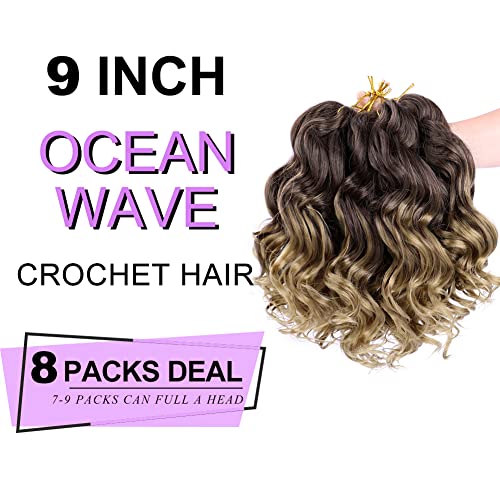 Novo 14 polegadas 2 pacotes Nature Black Deep Wave Crochet Hair Deep Curly Twist Braids