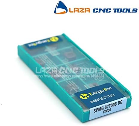 FINCOS SPMG050204 060204 07T308 090408 110408-DG TT9030*10PCS TEAGUTEC SPMG Inserções de moagem, inserções de carboneto de tungstênio para U-drill-: SPMG110408-DG TT9030)